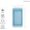 imageKitchenAid 9x5in Nonstick Aluminized Steel Loaf Pan SilverMineral Water