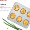 imageKitchenAid Countertop Oven 6 Cup Muffin Pan 123 x 10 Inch SilverSilver