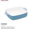 imageKitchenAid Square Baker Vitrified Stoneware 8in 8in 2in Blue VelvetBlue Velvet