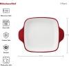 imageKitchenAid Square Baker Vitrified Stoneware 8in 8in 2in Blue VelvetEmpire Red