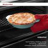 imageKitchenAid Vitrified Stoneware Pie Plate 9Inch PistachioAqua Sky