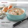 imageKitchenAid Vitrified Stoneware Round Baker 225Quart PistachioAqua Sky
