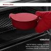 imageKitchenAid Vitrified Stoneware Round Baker 225Quart PistachioEmpire Red