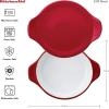 imageKitchenAid Vitrified Stoneware Round Baker 225Quart PistachioEmpire Red