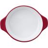imageKitchenAid Vitrified Stoneware Round Casserole Baker 2Quart PistachioEmpire Red