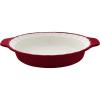 imageKitchenAid Vitrified Stoneware Pie Plate 9Inch PistachioEmpire Red