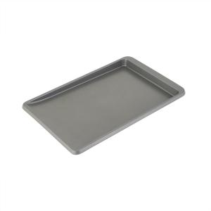 imageKitchenAid 13x18in Nonstick Aluminized Steel Cookie Slider Ink BlueContour Silver
