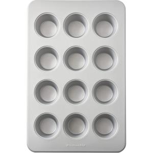 imageKitchenAid 24Cup Nonstick Aluminized Steel Mini Muffin Pan Contour SilverSilver