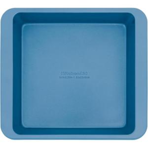 imageKitchenAid 9In Nonstick Swiss Engineered Aluminized Steel Square Cake Pan Dishwasher Safe Blue VelvetBlue Velvet