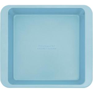 imageKitchenAid 9In Nonstick Swiss Engineered Aluminized Steel Square Cake Pan Dishwasher Safe Blue VelvetMineral Water