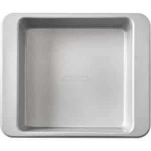 imageKitchenAid 9In Nonstick Swiss Engineered Aluminized Steel Square Cake Pan Dishwasher Safe Blue VelvetSilver