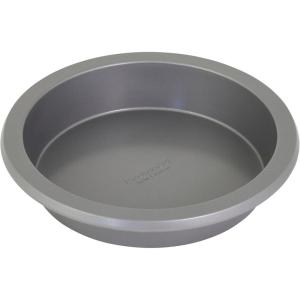 imageKitchenAid 9in Nonstick Aluminized Steel Round Cake Pan PistachioContour Silver