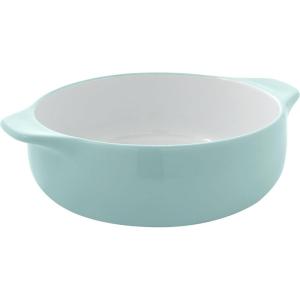 imageKitchenAid Vitrified Stoneware Round Casserole Baker 2Quart PistachioAqua Sky