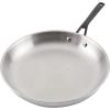 imageKitchenAid 5Ply Clad Polished Stainless Steel Fry PanSkillet 1225 InchStainless Steel