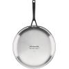 imageKitchenAid 5Ply Clad Polished Stainless Steel Fry PanSkillet 1225 InchStainless Steel