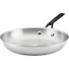 imageKitchenAid 5Ply Clad Polished Stainless Steel Fry PanSkillet 1225 InchStainless Steel