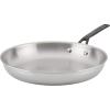 imageKitchenAid 5Ply Clad Polished Stainless Steel Fry PanSkillet 1225 InchStainless Steel