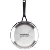 imageKitchenAid 5Ply Clad Polished Stainless Steel Fry PanSkillet 1225 InchStainless Steel