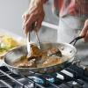imageKitchenAid 5Ply Clad Polished Stainless Steel Fry PanSkillet 1225 InchStainless Steel