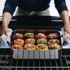 imageKitchenAid 5Ply Clad Roasting PanRoaster with Removable Rack 15 Inch x 115 Inch Polished Stainless Steel