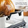 imageKitchenAid 5Ply Clad Roasting PanRoaster with Removable Rack 15 Inch x 115 Inch Polished Stainless Steel