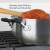 imageKitchenAid Casserole with Lid 4 Quart Brushed Stainless SteelBrushed Stainless Steel
