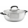 imageKitchenAid Casserole with Lid 4 Quart Brushed Stainless SteelBrushed Stainless Steel