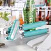imageKitchenAid Classic Multifunction Can Opener and Bottle Opener Easy to Use Razor Sharp Stainless Steel Cutting Wheel Soft Ergonomic Handles CharcoalAqua Sky