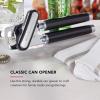 imageKitchenAid Classic Multifunction Can Opener and Bottle Opener Easy to Use Razor Sharp Stainless Steel Cutting Wheel Soft Ergonomic Handles CharcoalBlack