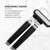 imageKitchenAid Classic Multifunction Can Opener and Bottle Opener Easy to Use Razor Sharp Stainless Steel Cutting Wheel Soft Ergonomic Handles CharcoalBlack