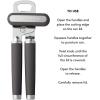 imageKitchenAid Classic Multifunction Can Opener and Bottle Opener Easy to Use Razor Sharp Stainless Steel Cutting Wheel Soft Ergonomic Handles CharcoalCharcoal