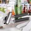 imageKitchenAid Classic Multifunction Can Opener and Bottle Opener Easy to Use Razor Sharp Stainless Steel Cutting Wheel Soft Ergonomic Handles CharcoalCharcoal