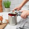 imageKitchenAid Classic Multifunction Can Opener and Bottle Opener Easy to Use Razor Sharp Stainless Steel Cutting Wheel Soft Ergonomic Handles CharcoalCharcoal