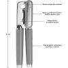 imageKitchenAid Classic Multifunction Can Opener and Bottle Opener Easy to Use Razor Sharp Stainless Steel Cutting Wheel Soft Ergonomic Handles CharcoalGray