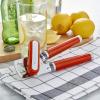 imageKitchenAid Classic Multifunction Can Opener and Bottle Opener Easy to Use Razor Sharp Stainless Steel Cutting Wheel Soft Ergonomic Handles CharcoalHot Sauce