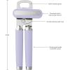 imageKitchenAid Classic Multifunction Can Opener and Bottle Opener Easy to Use Razor Sharp Stainless Steel Cutting Wheel Soft Ergonomic Handles CharcoalLavendarCream
