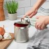 imageKitchenAid Classic Multifunction Can Opener and Bottle Opener Easy to Use Razor Sharp Stainless Steel Cutting Wheel Soft Ergonomic Handles CharcoalPistachio