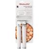 imageKitchenAid Classic Multifunction Can Opener and Bottle Opener Easy to Use Razor Sharp Stainless Steel Cutting Wheel Soft Ergonomic Handles CharcoalWhite