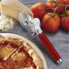 imageKitchenAid Classic Pizza Wheel with Sharp Blade For Cutting Through Crusts Pies and More Built In Finger Guard for Safety and Comfort Grip to Protect Fingers Dishwasher Safe 9Inch RedRed
