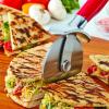 imageKitchenAid Classic Pizza Wheel with Sharp Blade For Cutting Through Crusts Pies and More Built In Finger Guard for Safety and Comfort Grip to Protect Fingers Dishwasher Safe 9Inch RedRed