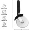 imageKitchenAid Classic Pizza Wheel with Sharp Blade For Cutting Through Crusts Pies and More Built In Finger Guard for Safety and Comfort Grip to Protect Fingers Dishwasher Safe 9Inch RedSoft Black