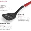 imageKitchenAid Classic Slotted Turner One Size Black 2 1366InchRed