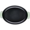 imageKitchenAid Enameled Cast Iron Au Gratin Oval Roasting Pan 25 Quart Pistachio