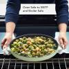 imageKitchenAid Enameled Cast Iron Au Gratin Oval Roasting Pan 25 Quart Pistachio