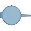 imageKitchenAid Enameled Cast Iron Frying PanSkillet with Helper Handle and Pour Spouts 12 Inch PistachioBlue Velvet