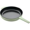 imageKitchenAid Enameled Cast Iron Frying PanSkillet with Helper Handle and Pour Spouts 12 Inch PistachioPistachio