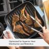 imageKitchenAid Enameled Cast Iron Square Grill and Roasting Pan 11 Inch Blue Velvet