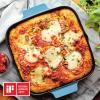 imageKitchenAid Enameled Cast Iron Square Grill and Roasting Pan 11 Inch Blue Velvet