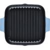 imageKitchenAid Enameled Cast Iron Square Grill and Roasting Pan 11 Inch Blue Velvet