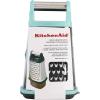 imageKitchenAid Gourmet 4Sided Stainless Steel Box Grater for Fine Medium and Coarse Grate and Slicing Detachable 3 Cup Storage Container and Measurment Markings Dishwasher Safe 10 inches tall AquaAqua Sky